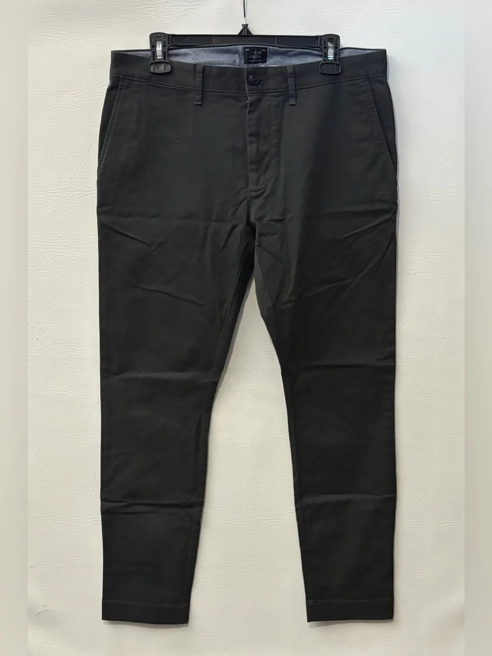 J. Crew Stretch 250 Skinny Black Chinos 32 x30 NWT
